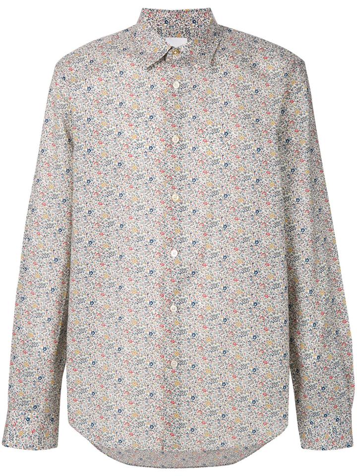 Paul Smith Micro Floral Print Shirt - Multicolour