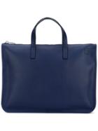 Loewe - Zip Fastened Tote - Women - Calf Leather - One Size, Women's, Blue, Calf Leather