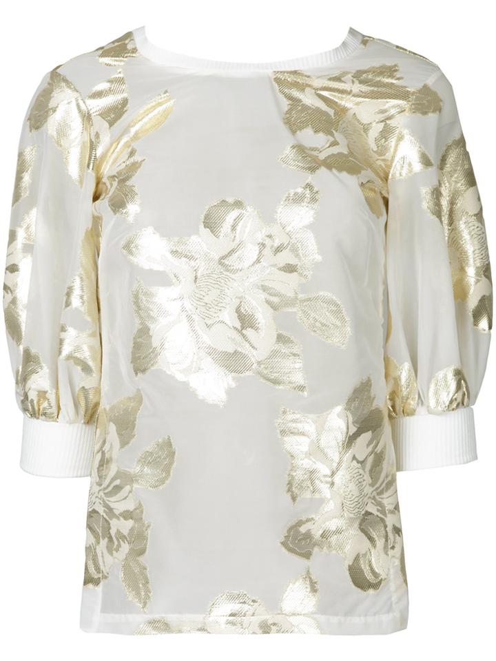 Manning Cartell Floral Alchemy Blouse - Metallic