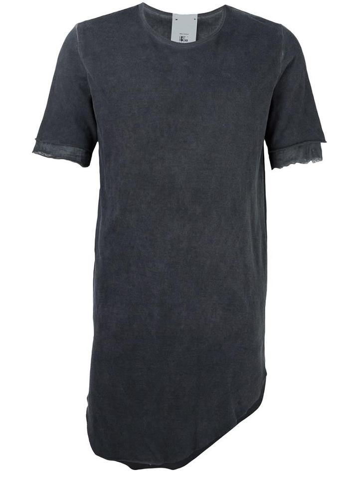 Lost & Found Rooms Layered T-shirt, Men's, Size: Xxs, Grey, Cotton