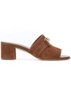 Tod's Double T Mules - Brown