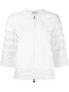 Moncler Padded Panel Jacket, Women's, Size: Xl, White, Polyamide/goose Down