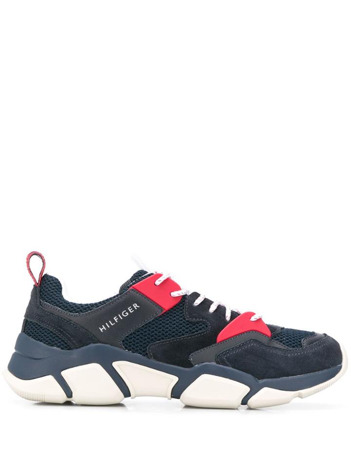 Tommy Hilfiger Colour-block Sneakers - Blue