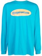 Supreme Ripple Long Sleeve T-shirt - Blue