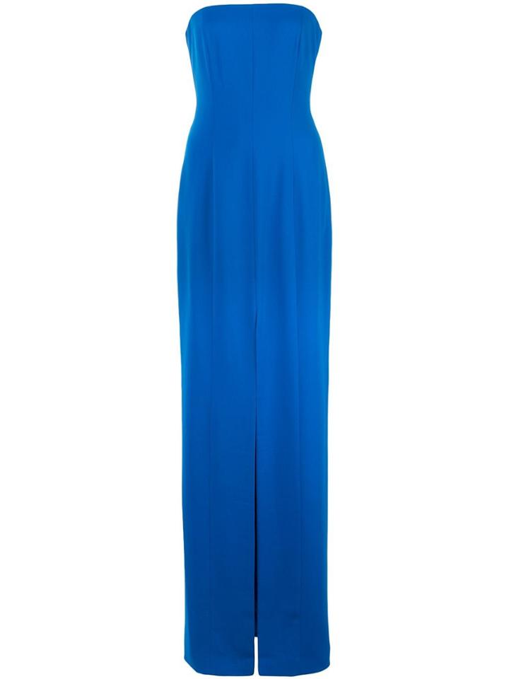 Jay Godfrey Martell Strapless Gown - Blue