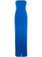Jay Godfrey Martell Strapless Gown - Blue