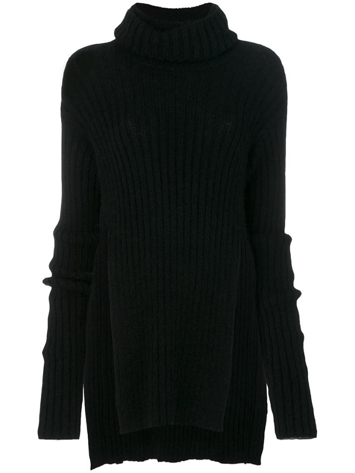Balmain Roll Neck Sweater - Black
