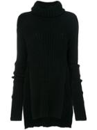 Balmain Roll Neck Sweater - Black