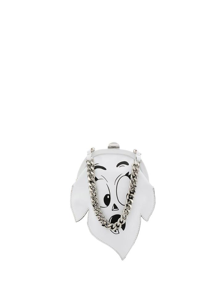 Moschino Phantom Face Bag - White