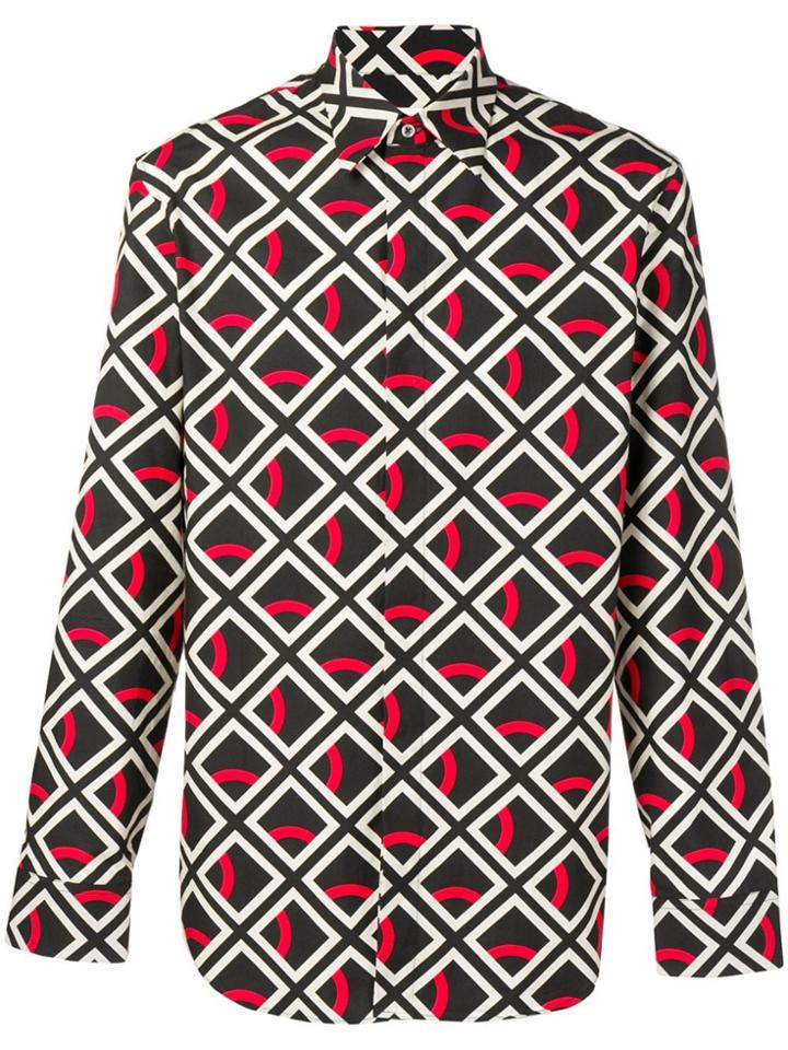 Maison Margiela Patterned Shirt - Black