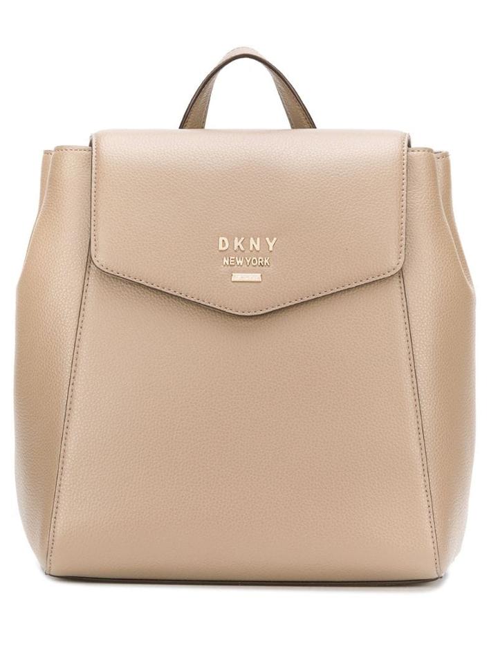 Dkny Branded Minimal Backpack - Neutrals