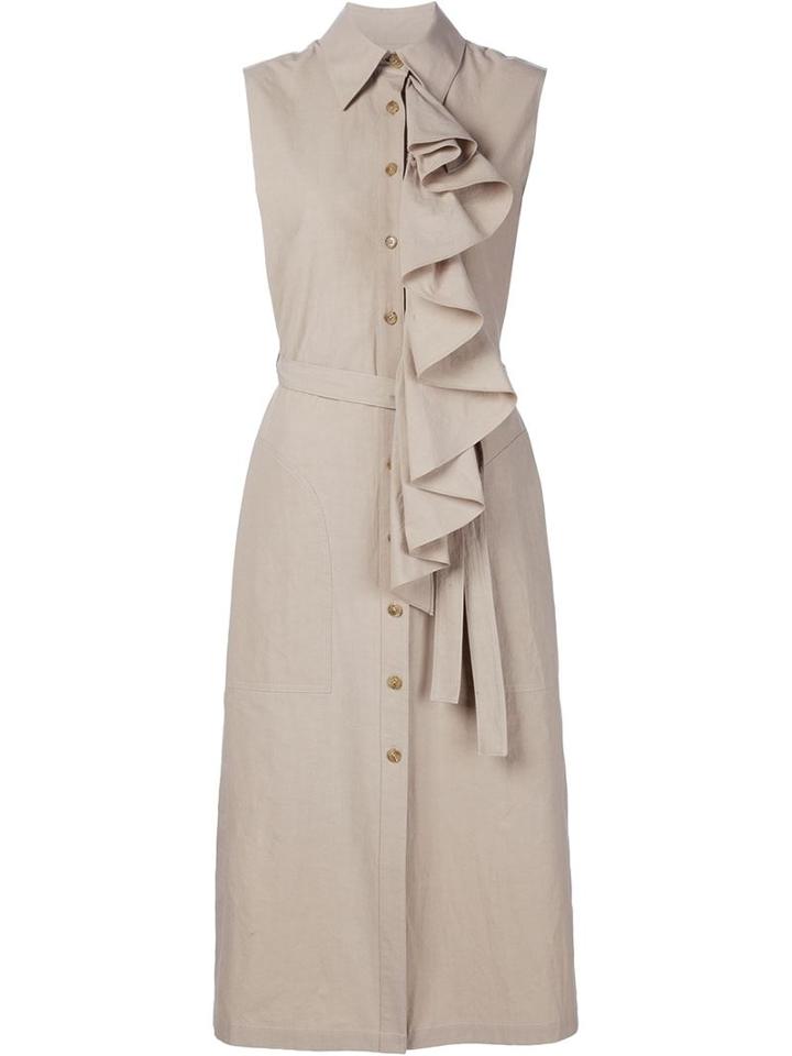 Tome Ruffled Shirt Dress