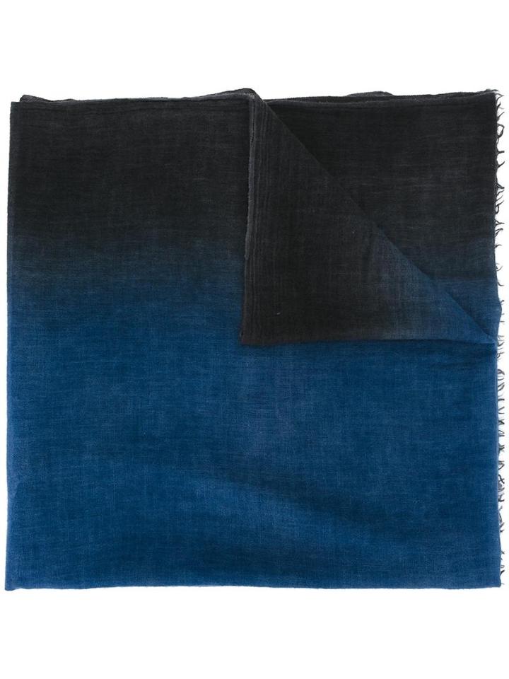Avant Toi Gradient Scarf, Men's, Blue, Cashmere