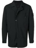 Stone Island Off-centre Button Jacket - Black