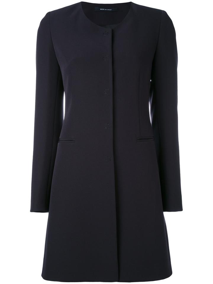 Tagliatore Fitted Coat - Blue