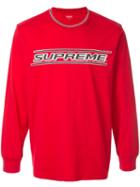 Supreme Bevel Long Sleeve Top - Red
