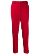 P.a.r.o.s.h. Straight Leg Trousers - Red