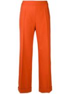 Agnona Straight Trousers - Orange