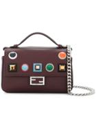 Fendi Double Micro Baguette Bag - Red