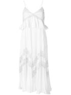 Self-portrait 'amelia' Dress, Women's, Size: 10, White, Polyamide/polyester