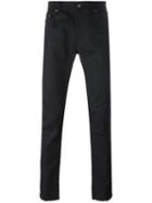 Saint Laurent Skinny Fit Jeans, Men's, Size: 30, Black, Cotton/spandex/elastane