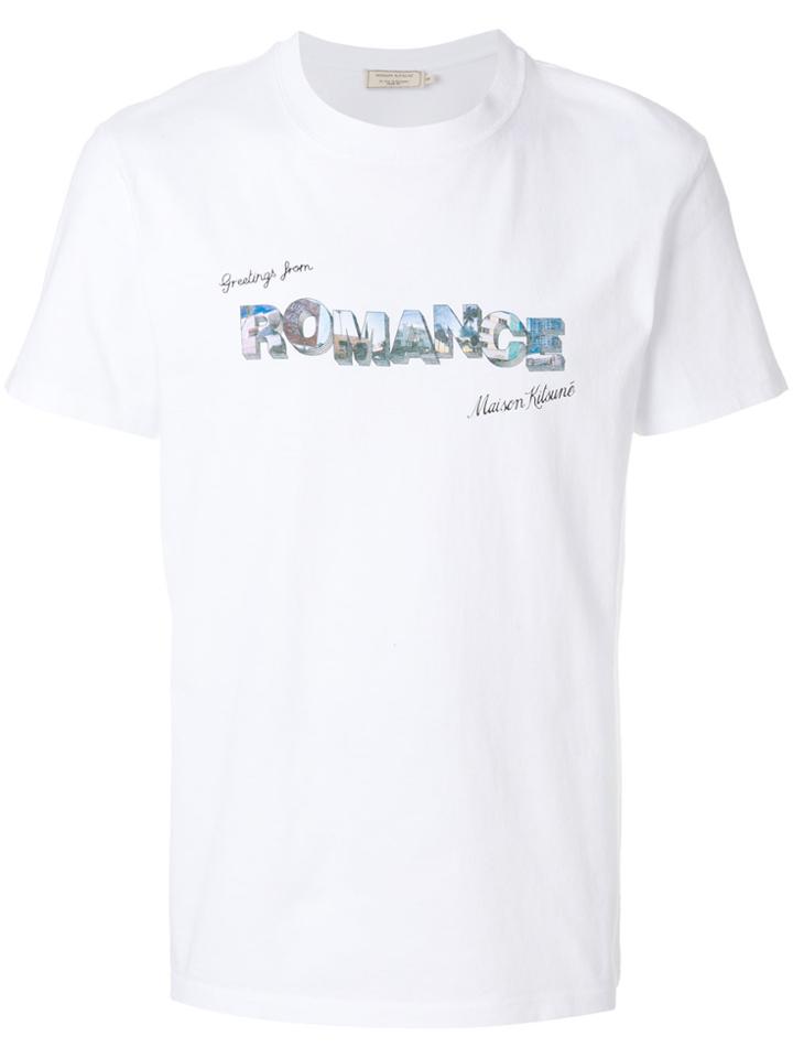 Maison Kitsuné Romance T-shirt - White