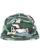Maison Kitsuné Camouflage Print Cap, Men's, Green, Cotton/spandex/elastane
