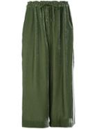 G.v.g.v. Velvet Track Pants, Women's, Size: 34, Green, Cupro/rayon