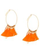 Gas Bijoux Marly Hoop Earrings - Yellow & Orange