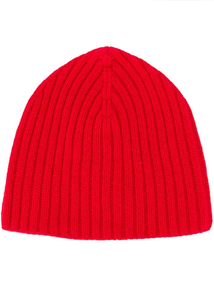 Pringle Of Scotland Logo Beanie - Red
