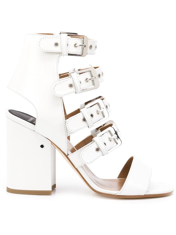 Laurence Dacade Kloe Sandals, Women's, Size: 37.5, White, Leather