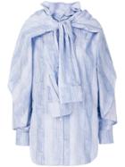 Y / Project Oversized Sleeve Shirt - Blue