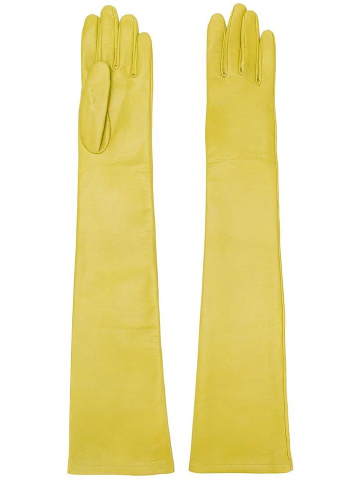 Nº21 Arm Length Gloves - Yellow