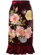 Dvf Diane Von Furstenberg Pencil Skirt - Red