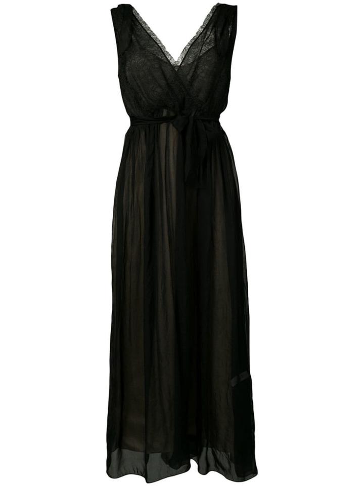 Forte Forte Lace Wrap Dress - Black