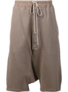 Rick Owens Drkshdw 'pod' Shorts, Men's, Size: Xl, Brown, Cotton