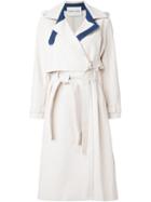 Sandy Liang Denim Trench Coat