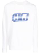Calvin Klein Jeans Bmx Graphic Logo Sweatshirt - White