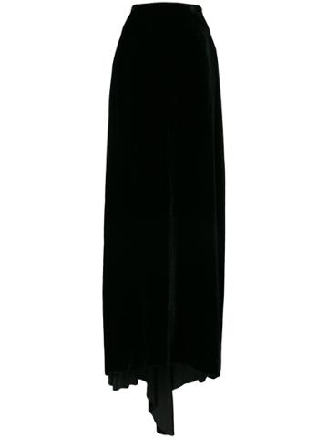 Lanvin Vintage Velvet Skirt - Black