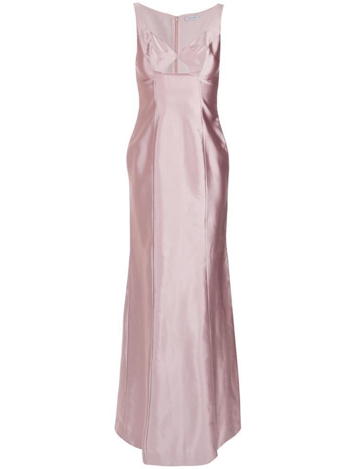 Tufi Duek Silk Gown - Pink & Purple