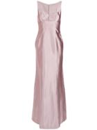 Tufi Duek Silk Gown - Pink & Purple