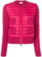Moncler Panelled Jacket - Pink