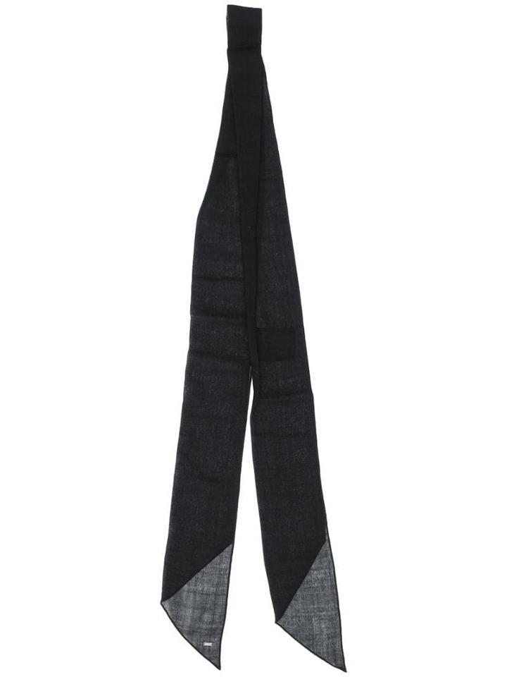 Saint Laurent Loose Neck Tie - Black