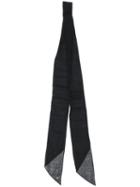 Saint Laurent Loose Neck Tie - Black