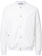 Hl Heddie Lovu 'paper' Bomber Jacket, Men's, Size: Small, White, Polyethylene