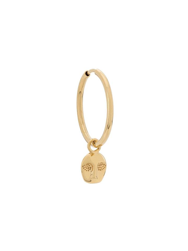 Maria Black Man Ray Earring - Gold