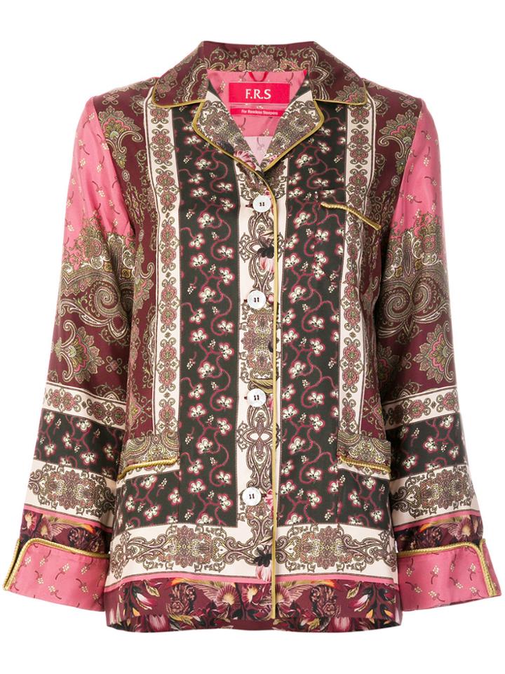 F.r.s For Restless Sleepers Rea Blouse - Pink & Purple