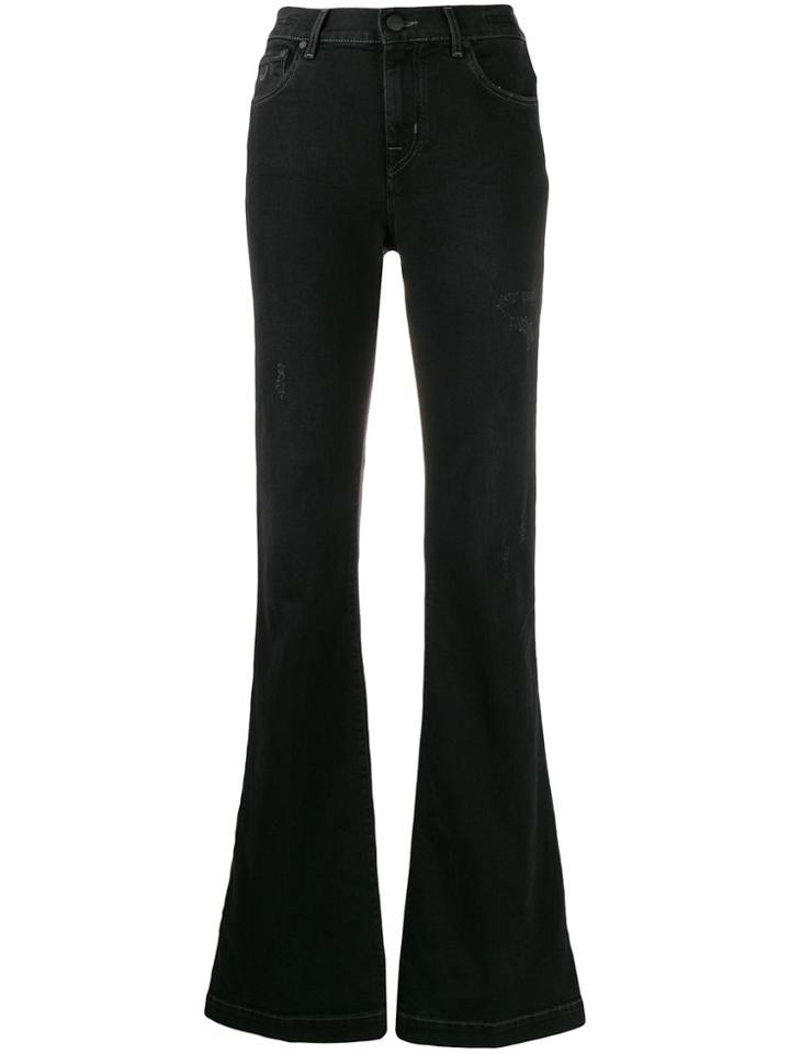 Jacob Cohen High Rise Frida Flared Jeans - Grey