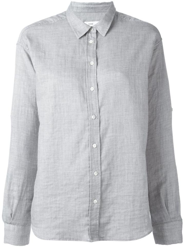 Closed Classic Shirt, Women's, Size: Small, Grey, Cotton