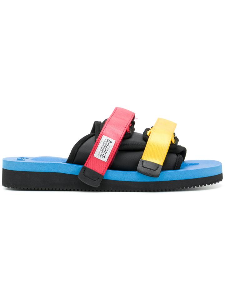 Suicoke Cross Strap Sandals - Multicolour